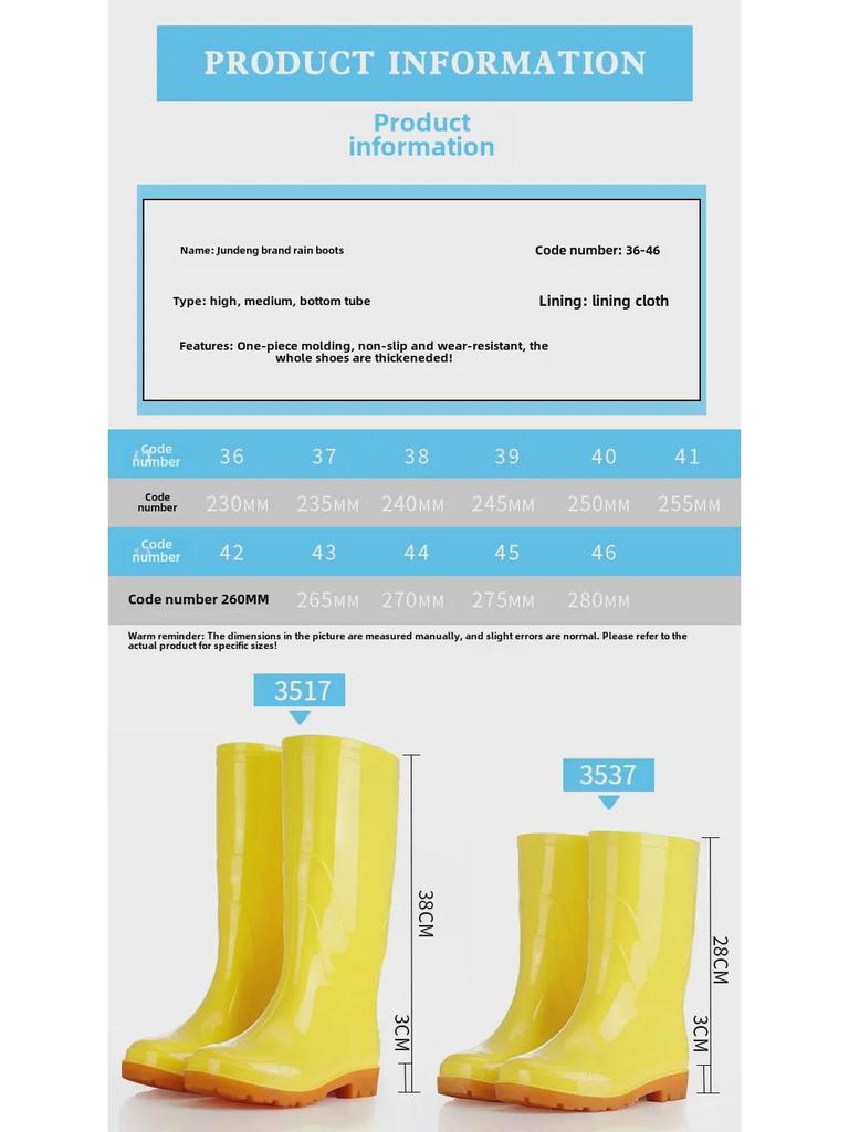 Yellow Food & Work Boots: Farm, Labor, Kitchen, Sanitation, Rain-Ready with Tendon Soles