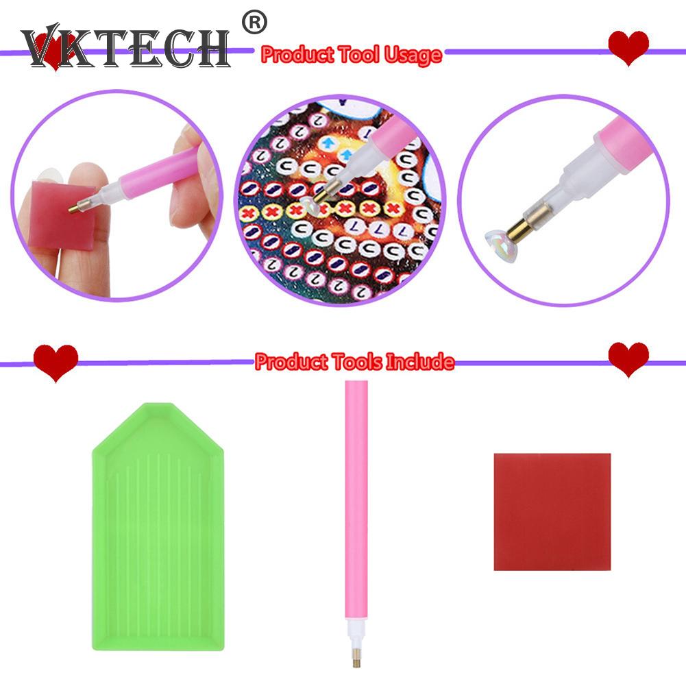 9/10 DIY Diamond Painting Keychains Kit Cute Animal Rhinestone Art Mosaic Keyring Women Bag Hanging Pendant Decor Handmade Gift