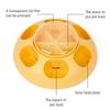 Pressure Food Leakage Dog Puzzle Toy Anti Slip Easy To Clean Safe Plastic Training Mental Pets Slow Feeder Interactive Dog Toys