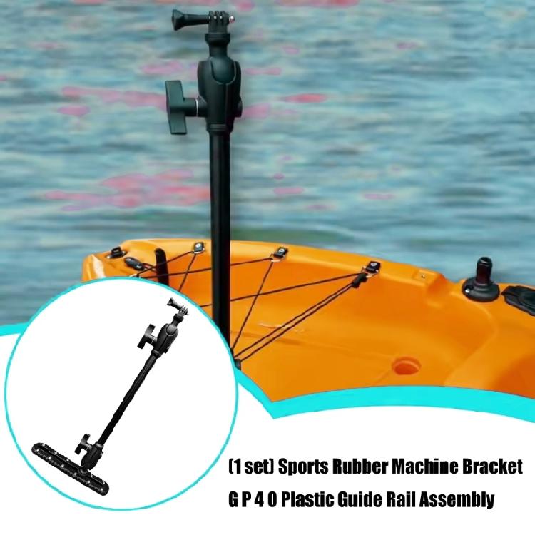 Adjustable Kayaks Camera Mount with Extension Rod Kayaks Rail Track Camera Holder for Water Sport