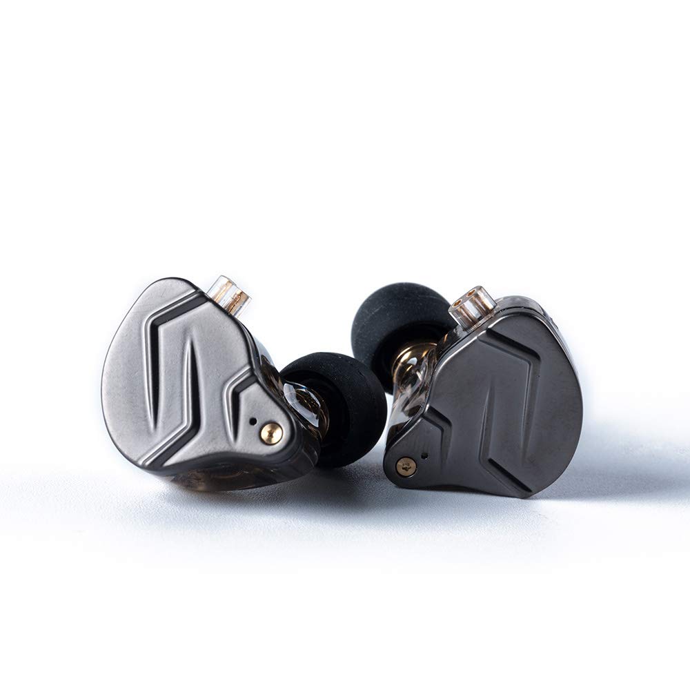 KZ ZSN Pro Deep Bass Hybrid High Sound Duralumin Plug Pro with Earphones, 1BA+1DD, In-Ear Earphones, Isolation, Chinese-Style Earphones, 2-Pin
