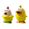 Squeaky Chick Squeeze Toy Stress Anxiety Relief Screaming Duck Sensory Toy Portable Travel Calming Decompression