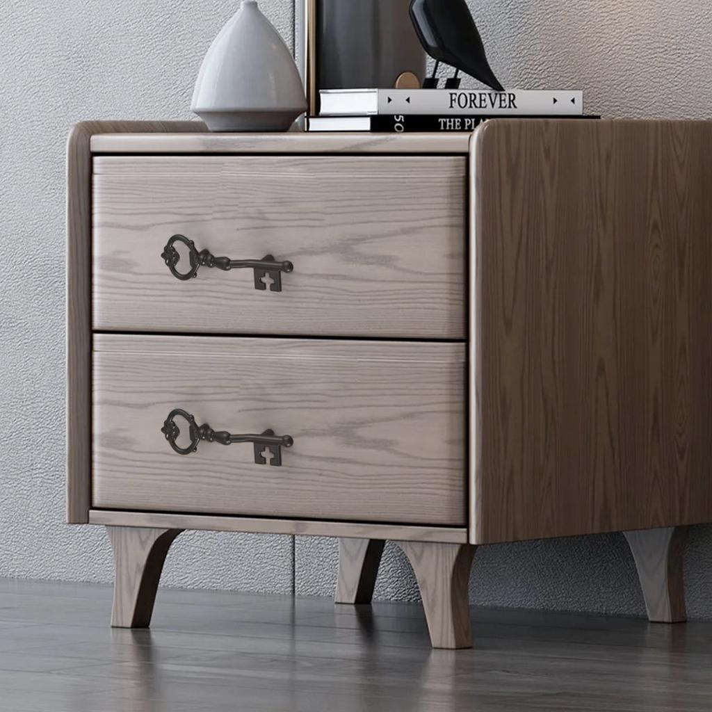 Antique Drawer Pull Jewelry Box Wardrobe Cabinet Key Handle Gift Box Jewelry Box Handle Hole Pitch 58mm