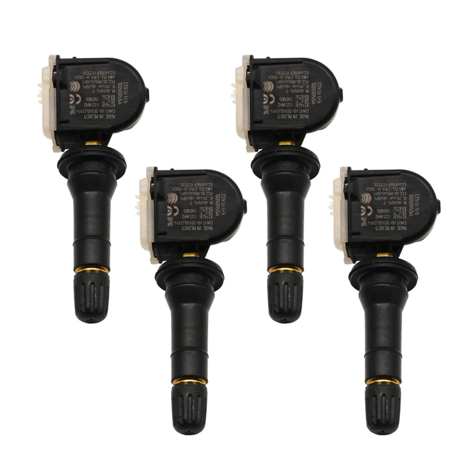 4 шт. Датчик давления в шинах OEM 13516165 13598773, Cadillac XT5 2018-2021 Датчик TPMS Датчик давления в шинах