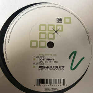 12inch Record MATTHIAS HEILBRONN - The Jungle Dub EP PFRWHITE02 Poker Flat Reco 2007 Germany Dance & Electronica Used