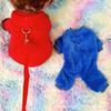 Autumn and Winter New Dog Four-legged Clothes Small and Medium-sized Dogs Can Lead Teddy Cats
