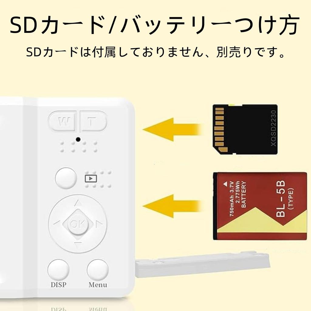 4K 56MP Kompakt-Digitalkamera mit AF 56MP 20x Digital Leichtgewichtige Tasche 4K Video Geburtstag Japanische Anleitung Unterstützt bis zu 128GB SD Ersatzteile