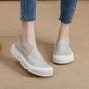 Soft surface soft sole handmade women's shoes comfortable foot flat sole single shoes casual leather shoes