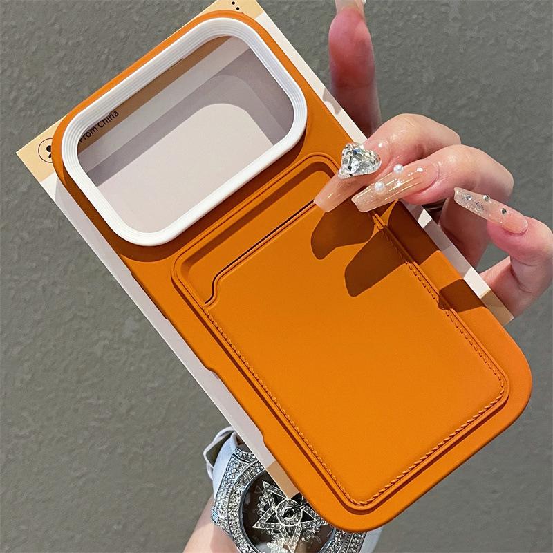 

Sleek iPhone Card Holder Case for iPhone 11/13/14/15/16/17 with Liquid Feel & Creative Design iPhone X/XS