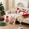 45X45Cm Christmas Snowflake Pillow Cover Embroidery Cushion Cover Christmas Party Decor Home Decorative Pillowcase