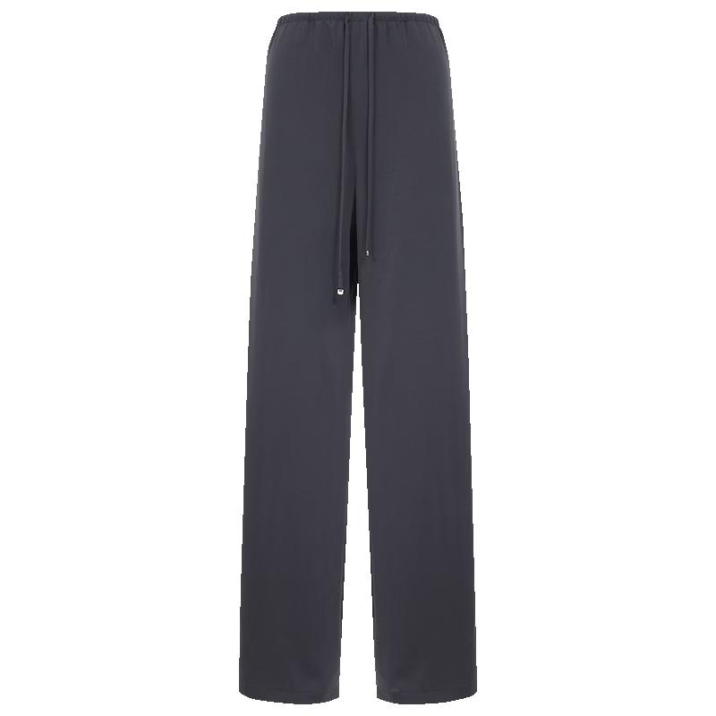 VEROMODA Women's High Waist Pleated Drawstring Wide Leg Casual Pants