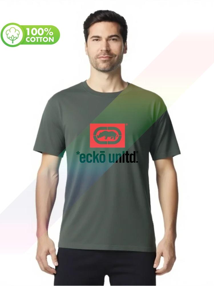 100 Cotton Round Neck Heavy Weight Unisexs Tshirt EckoUnltd Short Sleeve Tee Shirt Create Unisex Stunning Funny Cool S3XL