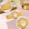 Women's Quartz Watch Full Diamond Fashion Ladies Wristwatch Korean Version Female Watches Real Stud Markers Alloy For Daily Wear