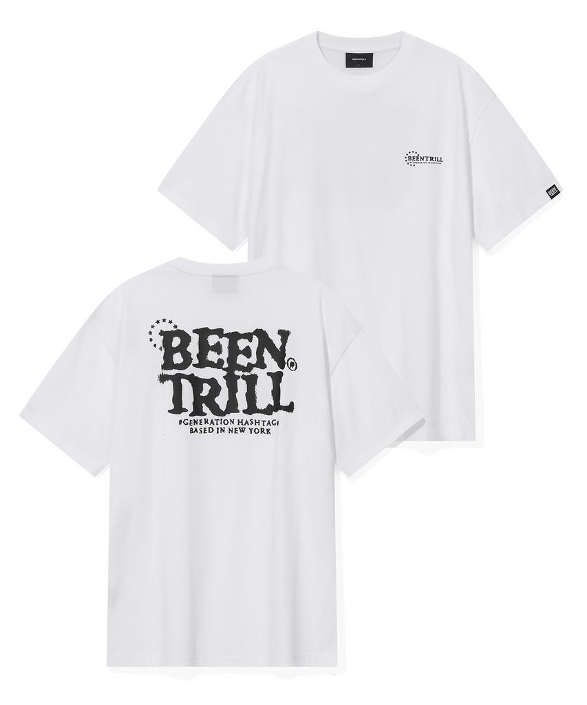 BEENTRILL Star Circle Logo T-Shirt (White)