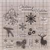 Christmas Stamper Clear Silicone Stamper Scrapbooking Decorative Stamper Embossing Stampers for Journal Scrapbooking