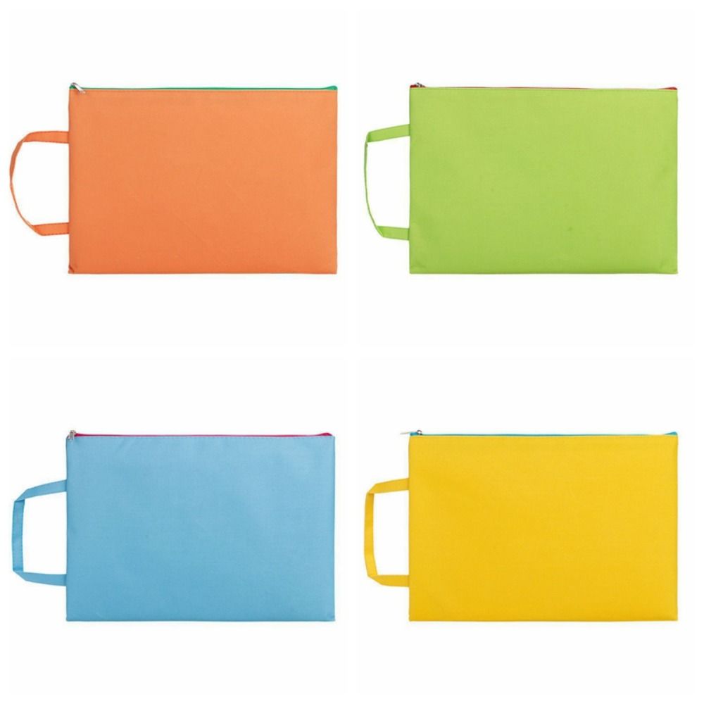 Large Capacity A4 File Organizer Document Organiser A4 File Bag Portable A4 File Holder  Contract