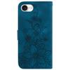 For iPhone 16e Cell Phone Cases Floral Imprinted PU Leather Flip Protective Cover