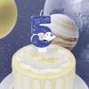 Numbers 0-9 Birthday Candle Spaceship Cake Decoration Candles for Party Commemoration Day Table Home Room Decor Accessories