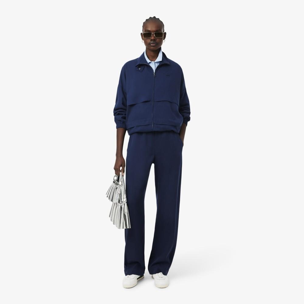 Lacoste Women's Mixed Linen Track Jacket BF6877-56G166