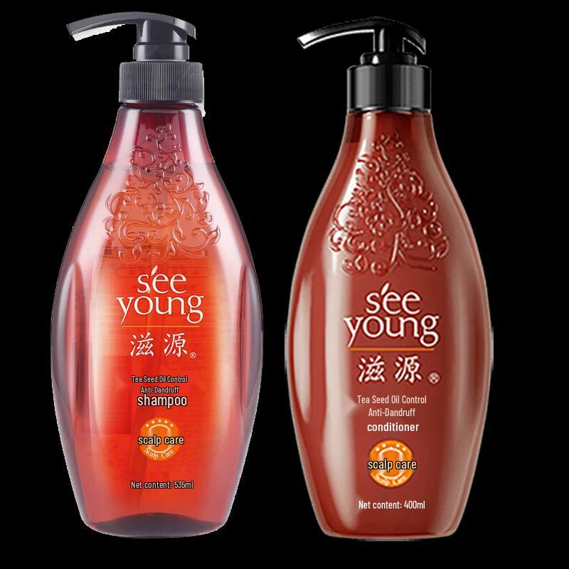Siyuan Tea Seed Oil Control Anti-Dandruff Hair Care Set