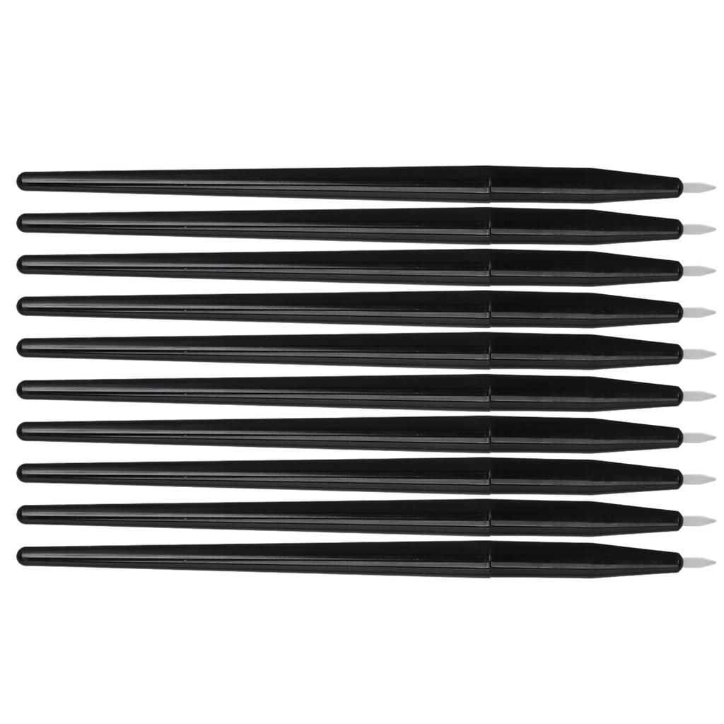 10pcs Eyeliner Brush Soft Easy to Clean Silicone Eyeliner Brush Portable Eyeshadow Eyebrow Brush Professional Eye