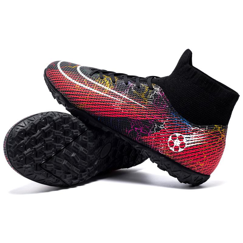 

2025 football shoes men s high-top foreign trade TEMU long nails short nails artificial earth shoes sports shoes men s 2025 45