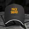 New 1pc PACK SQUAD Adjustable Sandwich Baseball Cap, Lightweight Printed Women's Hat, PACK SQUAD Men's Trendy Cap, Ideal Gift Fo