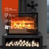 5-łopatkowy wentylator kominkowy zasilany ciepłem Mini wentylator kominkowy Palnik na drewno Ekofan Cichy wentylator kominkowy Grzejnik Wydajna dystrybucja ciepła