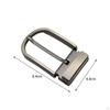 Metal Belt Buckle Pin Reversible for 37mm-39mm Accessories Classic Zinc Alloy