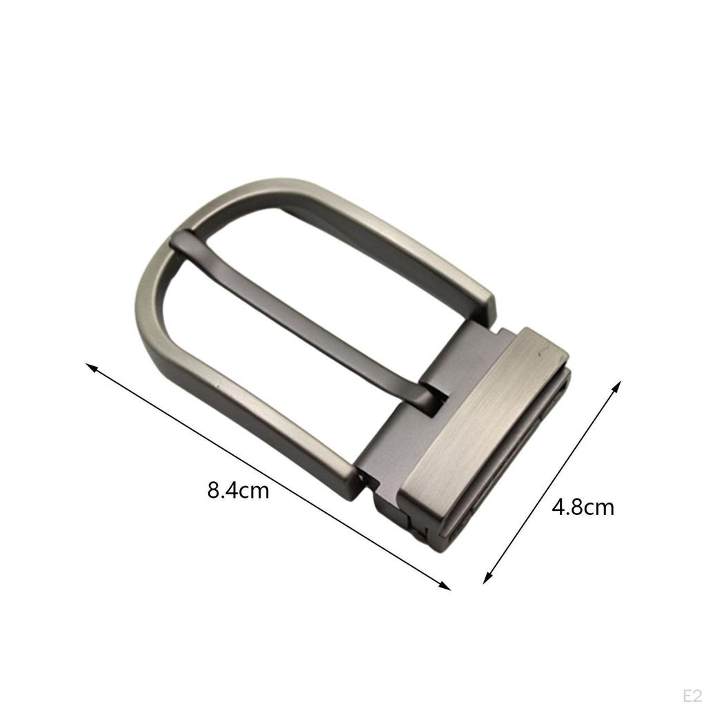 Metal Belt Buckle Pin Reversible for 37mm-39mm Accessories Classic Zinc Alloy