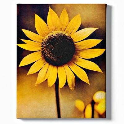 Artipla Jewelry Cross Stitch Canvas All-in-one DIY Kit, 04. Sunflower Gold Thumb 40x50cm, 1 Piece Korean Popular Toys