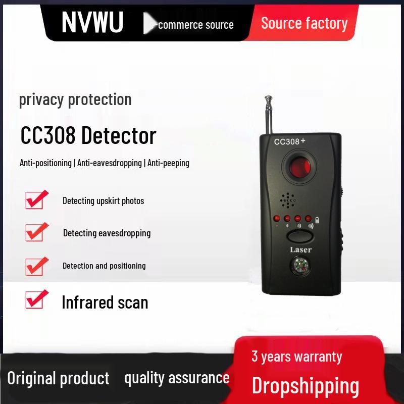 CC308 Wireless Signal & Hidden Camera Detector 93*48*1.5 mm