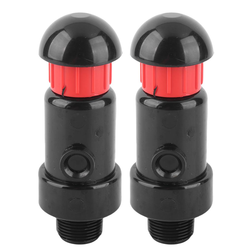 2Pcs Irrigation Exhaust Valve External Thread G3   4 Easy Use Good Sealing Automatic Intake Valve