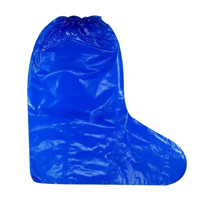 Disposable Rain Shoe Cover Waterproof and Non-slip Plastic Outdoor Thickened Wear-resistant Isolation Foot Cover Rain Proof