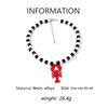 1pc Fashionable Beaded Lobster Pendant Necklace, Versatile Beach Vacation Style