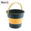 5/10L Silicone Foldable Bucket – For Car Washing & Water Storage, Space-Saving, Suitable for Kitchen, Outdoor & Fishing Use