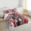 3 Piece Bedding Set Michael Olise Bayern Munich Soccer Star Red Graphic Football Athlete Print for Fan Gift