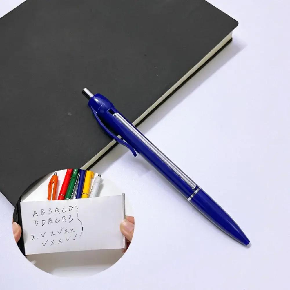 

Retractable Pull-out Blank Pen Can Be Written on Student Blank Note Pen Stationery Gift синий