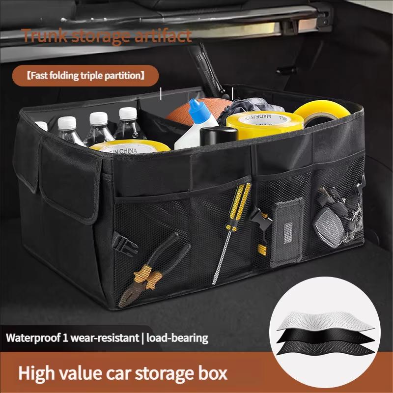 Large Capacity Car Trunk Storage Box Oxford Cloth Folding Rear Organizer for Vehicle Storage And Clutter Control