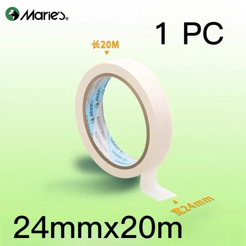 MARIE'S Masking Tape Artist-Grade Masking Tape for Fine Arts Students Tear-by-Hand Masking Tape for White Space Preservation