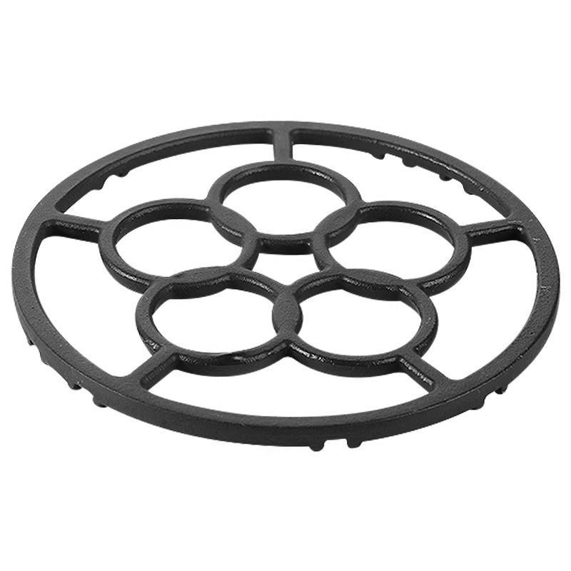 Cast Steel Gas Stove Wok Support Bracket Non Slip Universal Fit Anti Rust for Home Kitchen Novice Chef Cooking Use