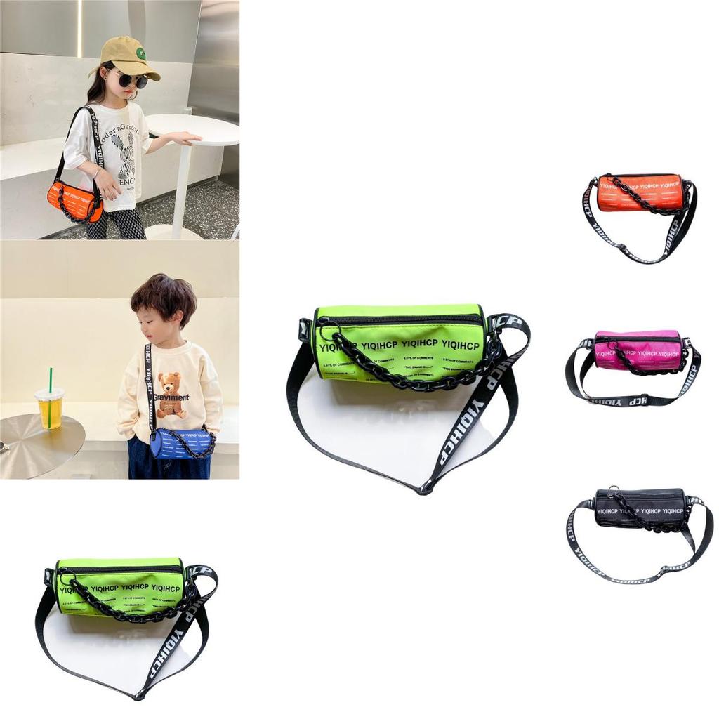 Trendy Candy Color Childrens Sling Bag With Stylish Letter Print For Kids Ages 2-6