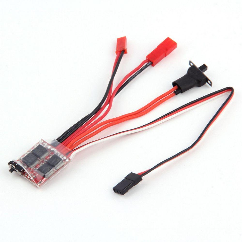 Mini for Controller Boat Car Prototank 30A ESC 2KHz Forward Motor Speed Controller Reverse Brush Brake
