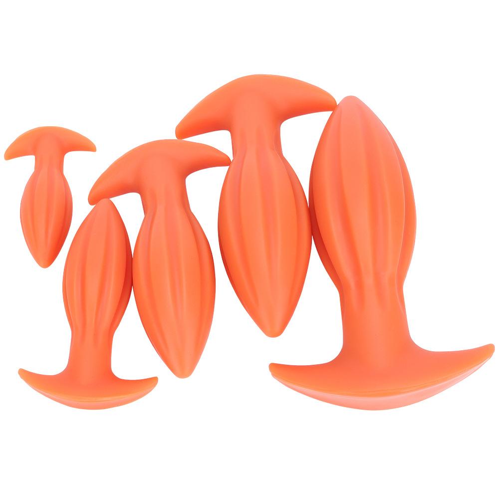 Silicone Wearable Anal Plug Unisex Anal Dilator for External Use Adult Pleasure Toy