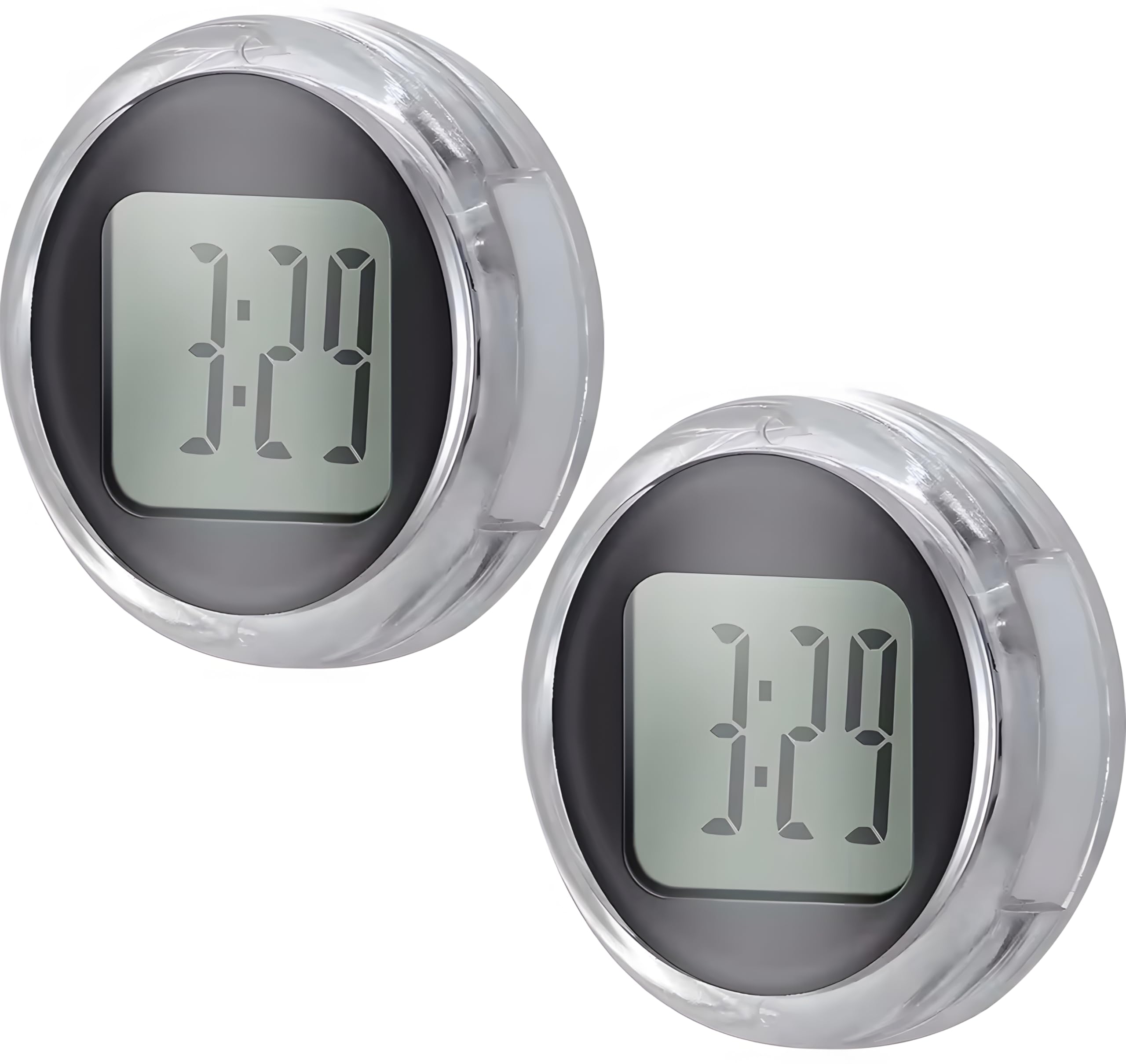 Audiophile Bike Clock Compact Motorcycle Motorcycle Electronic Clock Digital Clock 26mm чёрный
