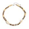 Ingemark Boho Coconut Husk Wooden Beads Conch Beads Chain Necklace for Men Summer Beach Vintage Adjustable Choker Daily Jewelry