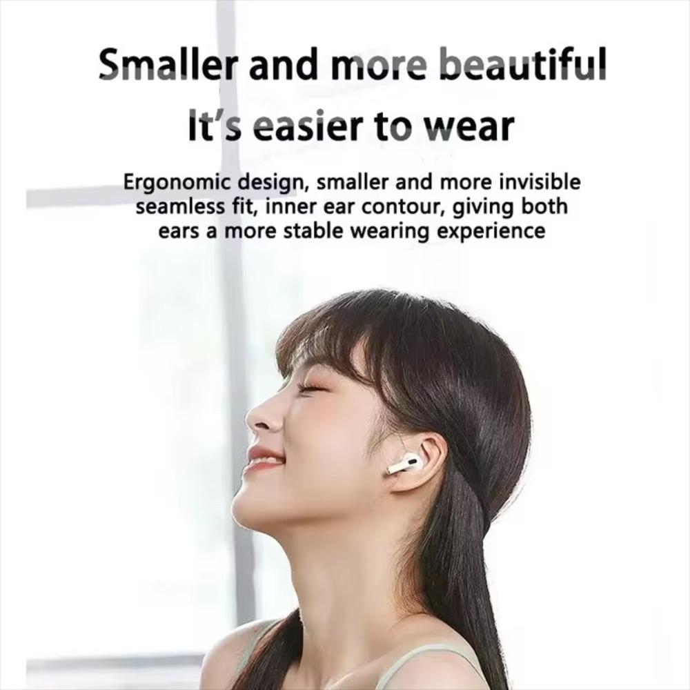 With Mic Pro4 TWS Wireless Earphones Ultra Open Stereo Headphones New Bluetooth Headset