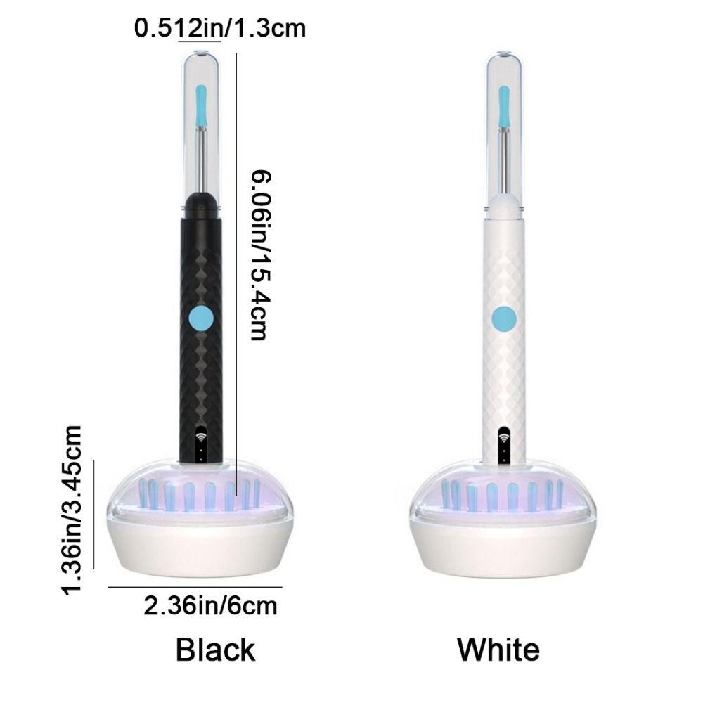 Ultra Thin 4.2mm Visual Endoscope Camera 1080P Visual Wireless Otoscope  Ear Hair Inspection