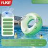 Enhanced Anti-Rollover Swim Ring for Adults & Kids, Unisex Lifebuoy, Inflatable Underarm Ring, Portable Swim Gear