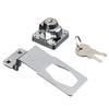 Compact Design Cabinet Lock Door Lock Metal Hasp Lock 2.5 Inches Cabin Door Lock Compact Design Furniture Lock